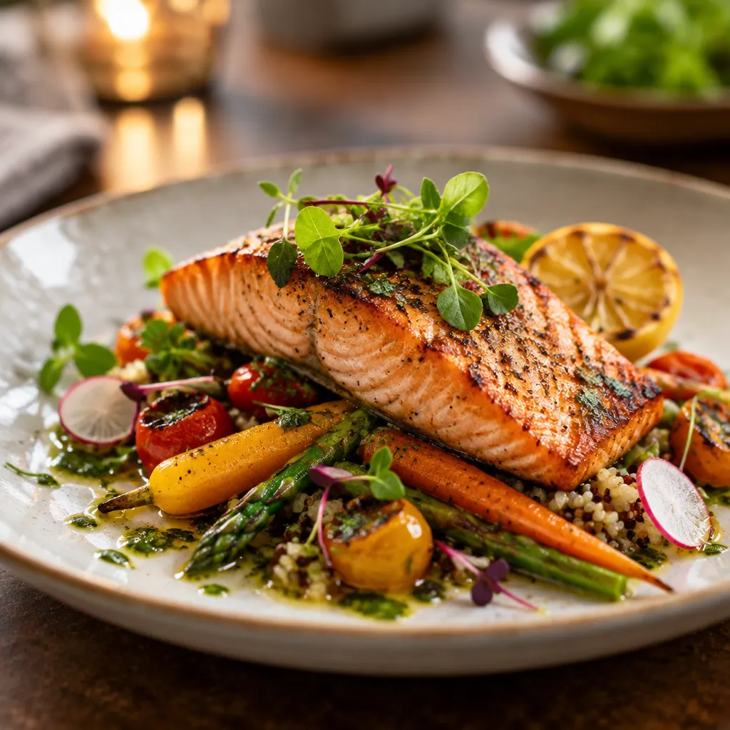Fresh dishes at Darvox